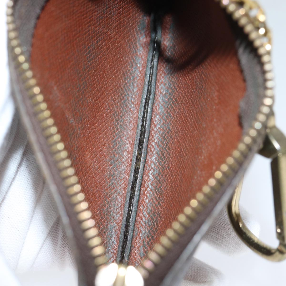 LOUIS VUITTON Monogram Pochette Cles Coin Purse M62650 LV 70505
