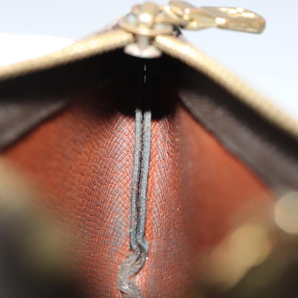LOUIS VUITTON Monogram Pochette Cles Coin Purse M62650 LV 70505