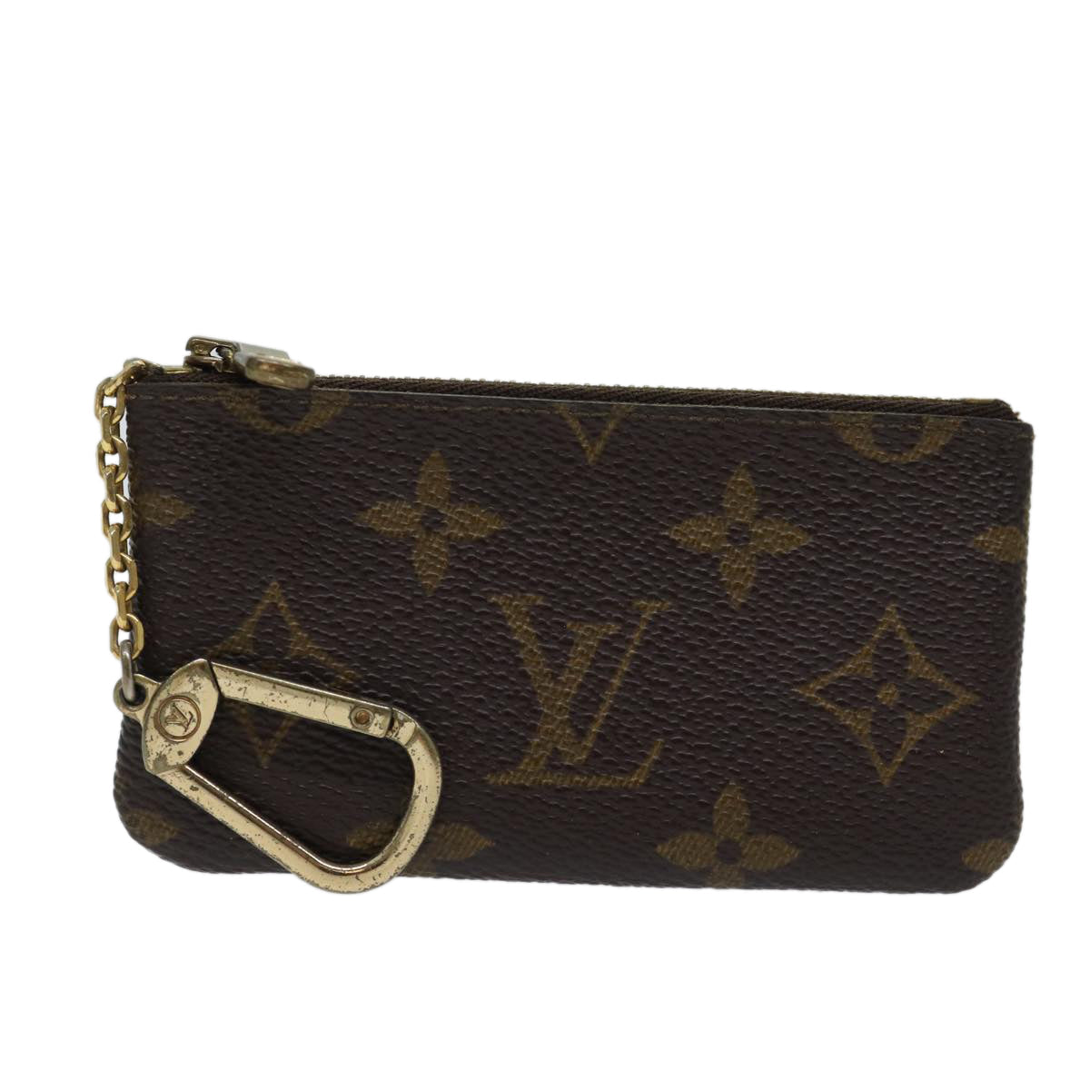LOUIS VUITTON Monogram Pochette Cles Coin Purse M62650 LV 70505