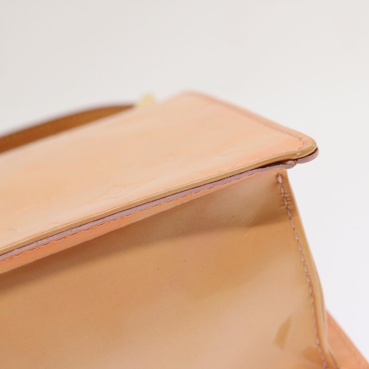LOUIS VUITTON Vernis Spring Street Hand Bag Marshmallow Pink M91033 70507