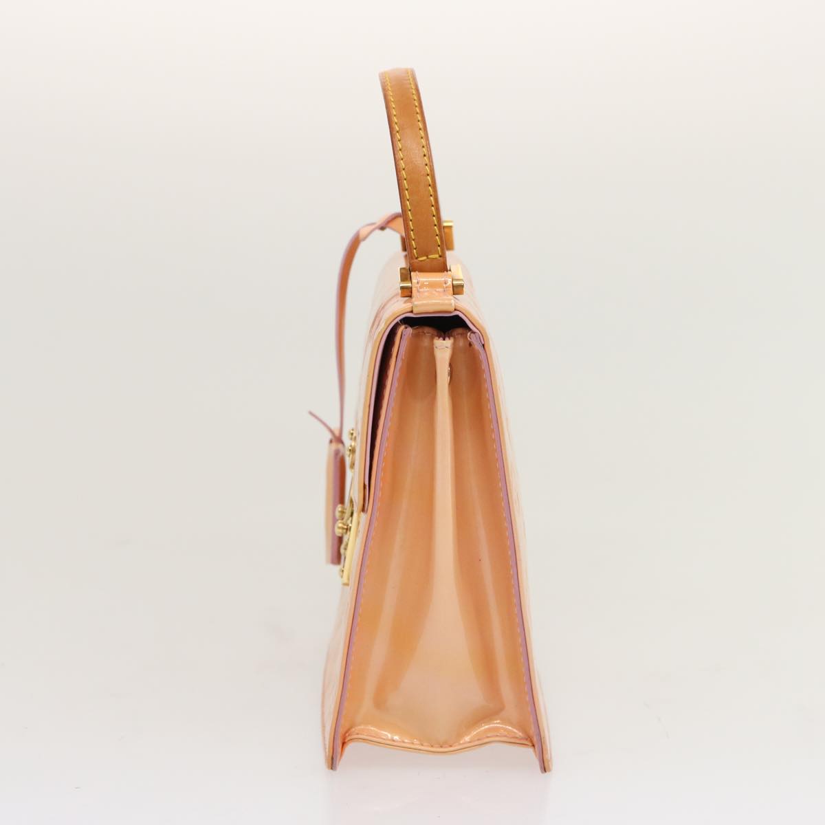 LOUIS VUITTON Vernis Spring Street Hand Bag Marshmallow Pink M91033 70507
