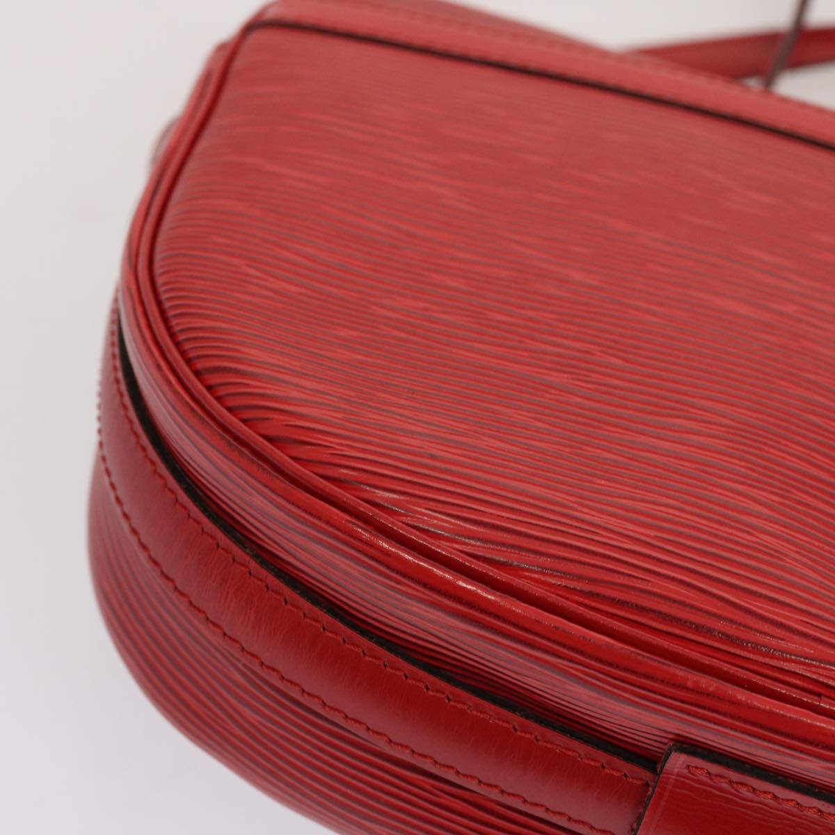 LOUIS VUITTON Epi Jeune Fille MM Shoulder Bag Red M52157 LV 70508