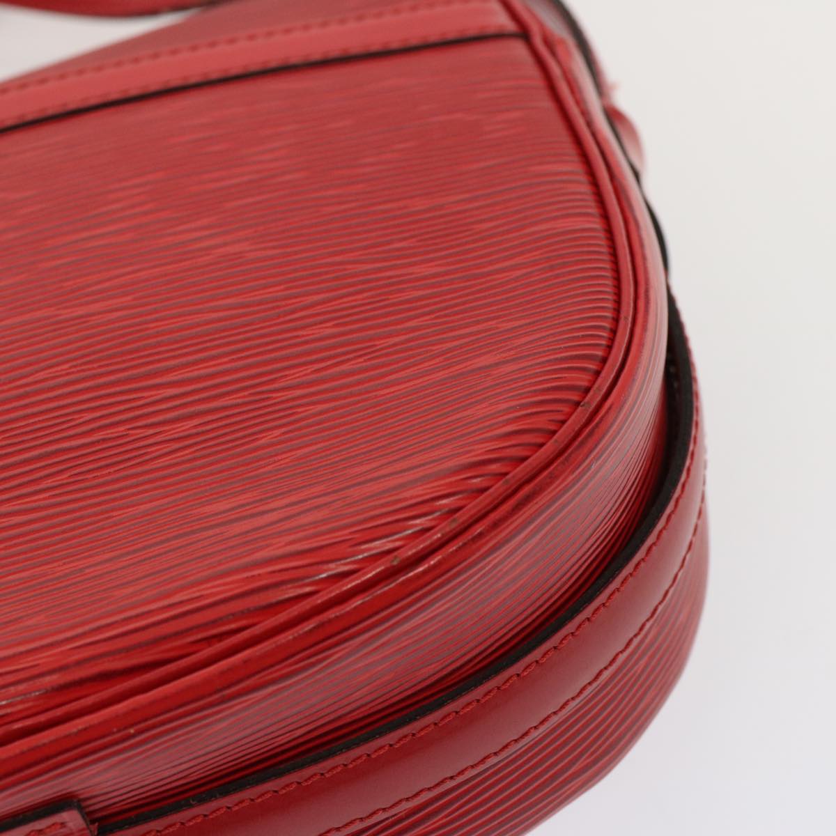 LOUIS VUITTON Epi Jeune Fille MM Shoulder Bag Red M52157 LV 70508