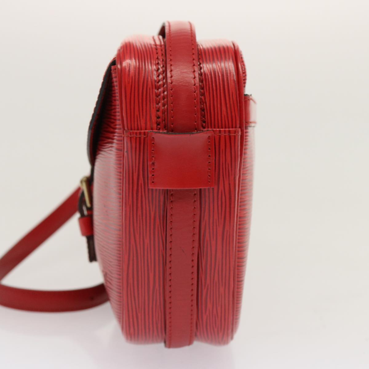 LOUIS VUITTON Epi Jeune Fille MM Shoulder Bag Red M52157 LV 70508