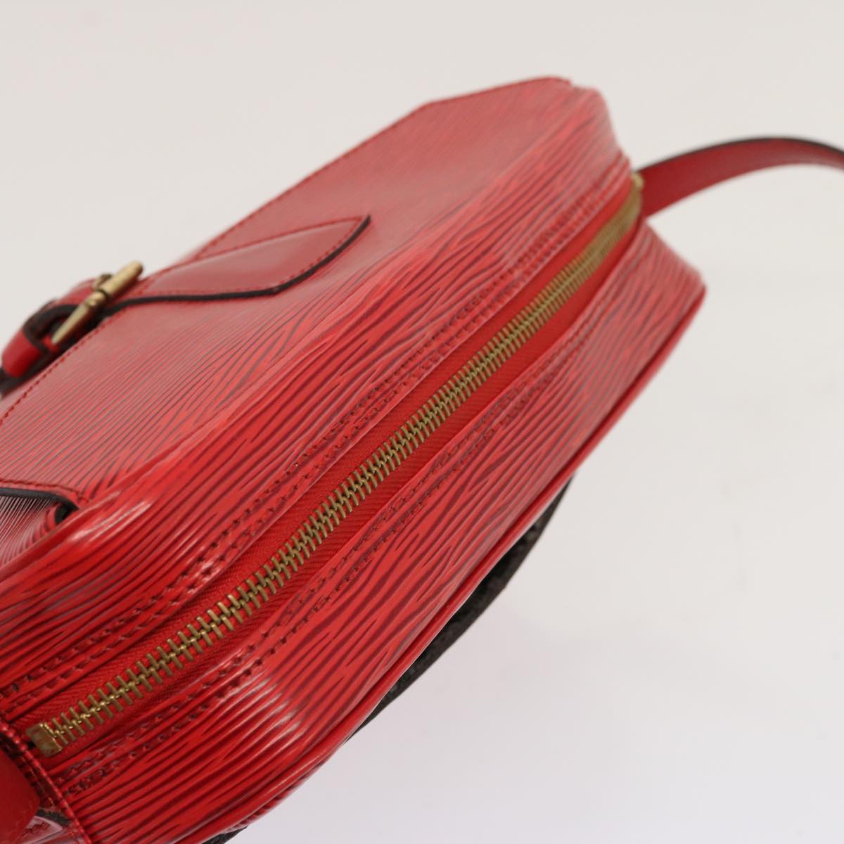 LOUIS VUITTON Epi Jeune Fille MM Shoulder Bag Red M52157 LV 70508