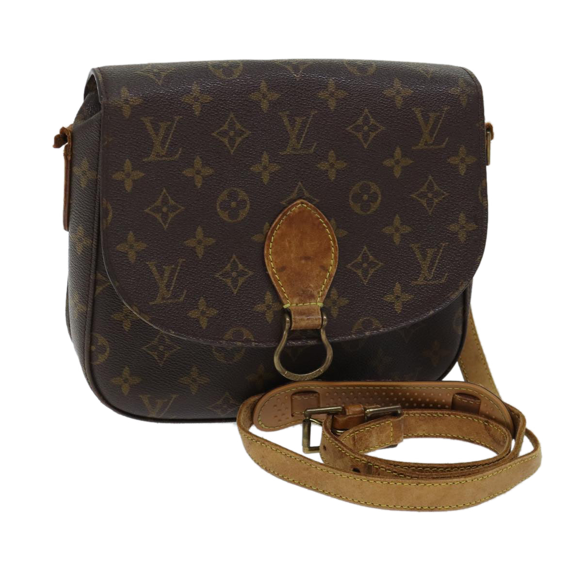 LOUIS VUITTON Monogram Saint Cloud GM Shoulder Bag M51242 LV 70511