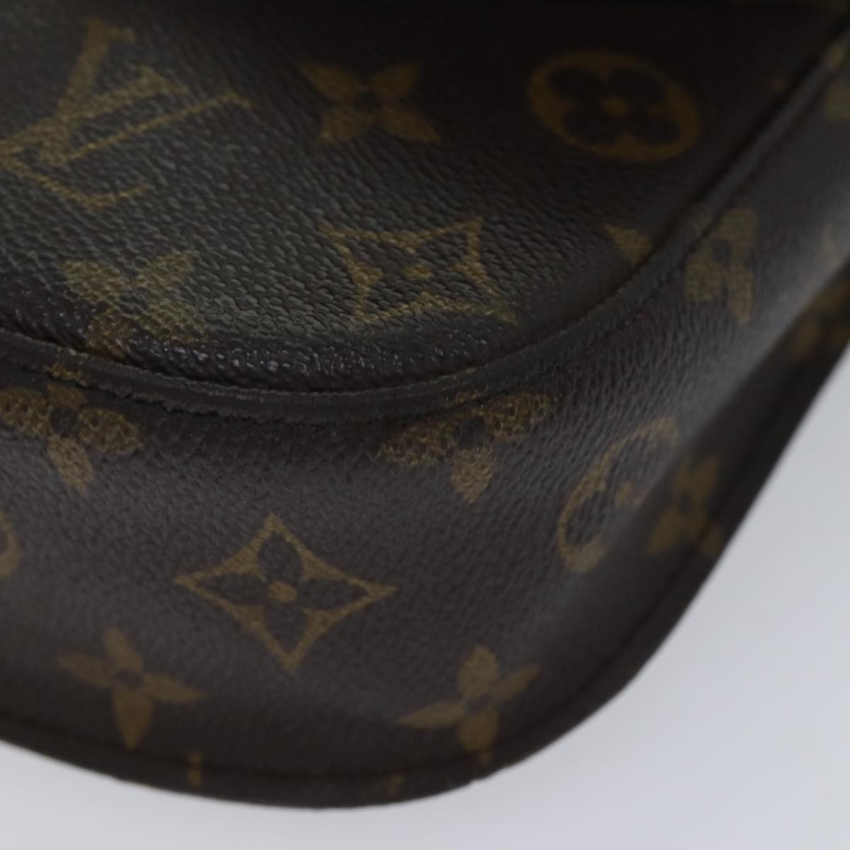 LOUIS VUITTON Monogram Saint Cloud MM Shoulder Bag M51243 LV 70514