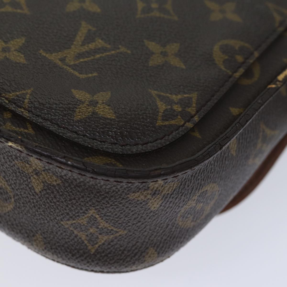 LOUIS VUITTON Monogram Saint Cloud MM Shoulder Bag M51243 LV 70514