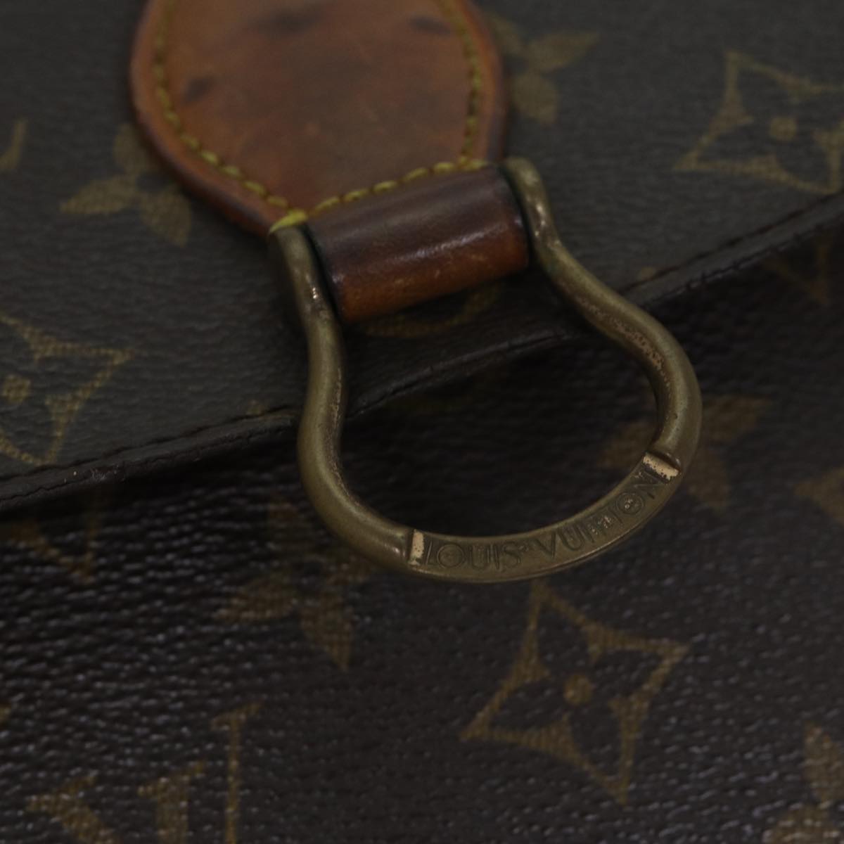 LOUIS VUITTON Monogram Saint Cloud MM Shoulder Bag M51243 LV 70514