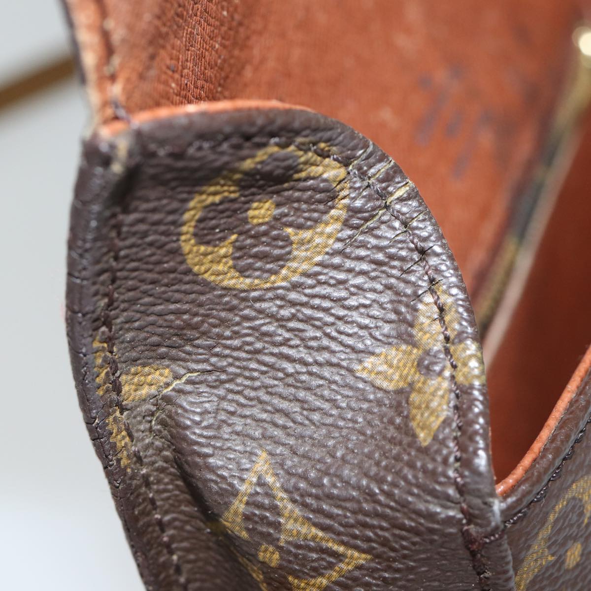 LOUIS VUITTON Monogram Saint Cloud MM Shoulder Bag M51243 LV 70514