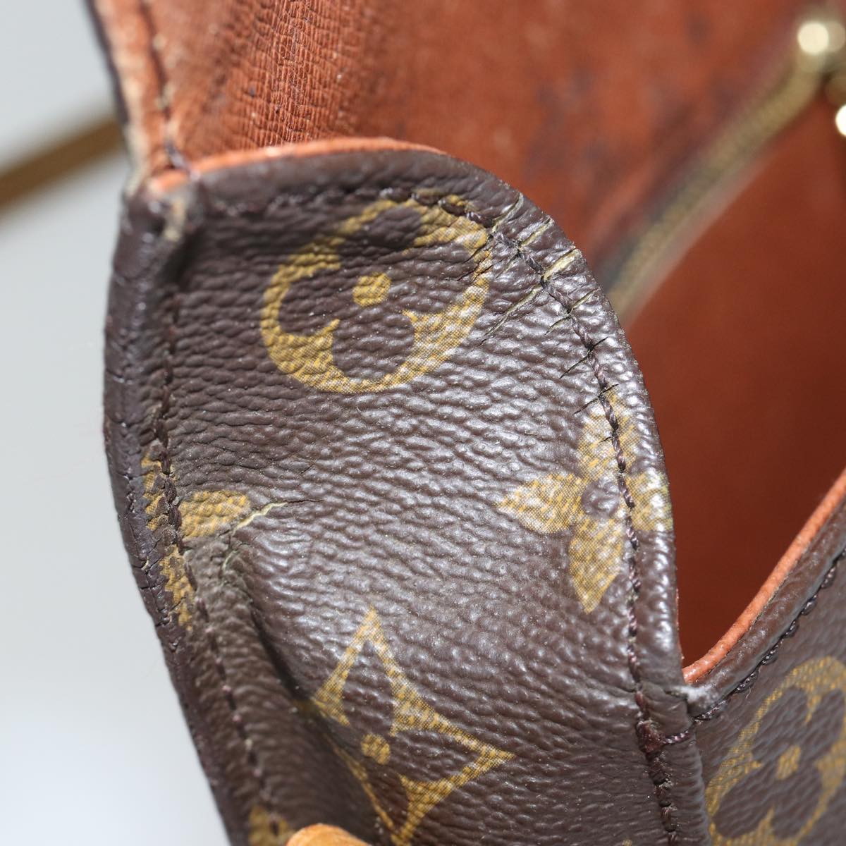 LOUIS VUITTON Monogram Saint Cloud MM Shoulder Bag M51243 LV 70514