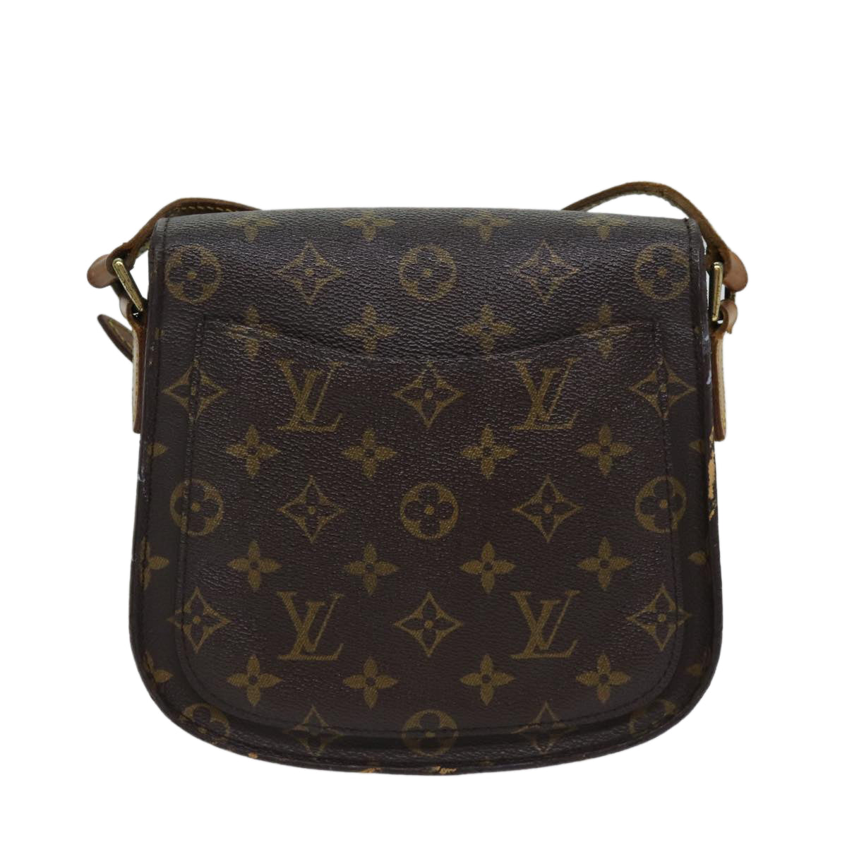 LOUIS VUITTON Monogram Saint Cloud MM Shoulder Bag M51243 LV 70514