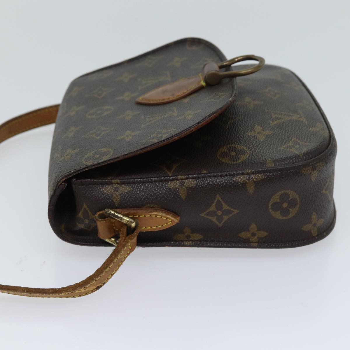 LOUIS VUITTON Monogram Saint Cloud MM Shoulder Bag M51243 LV 70514