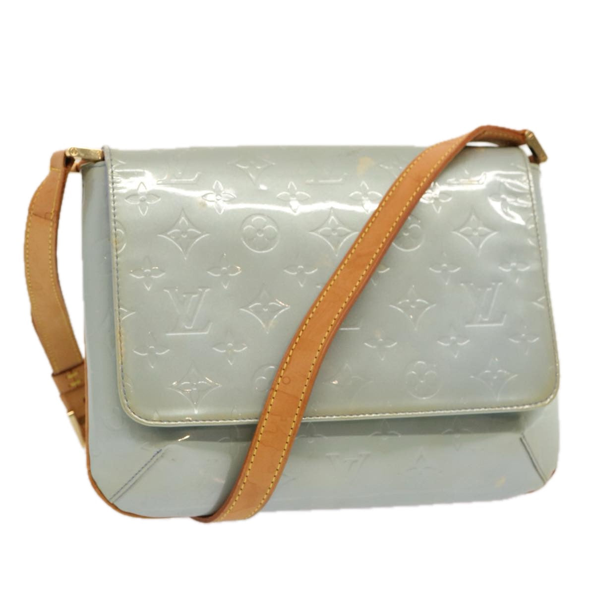 LOUIS VUITTON Monogram Vernis Thompson Street Bag Lavande M91009 LV 70516
