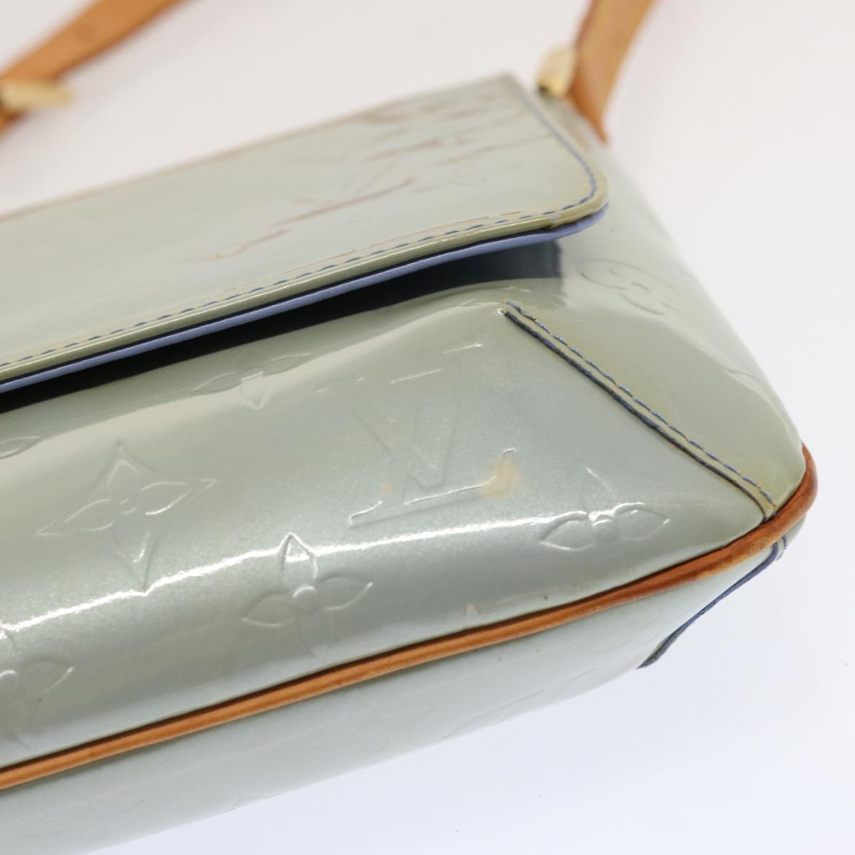 LOUIS VUITTON Monogram Vernis Thompson Street Bag Lavande M91009 LV 70516