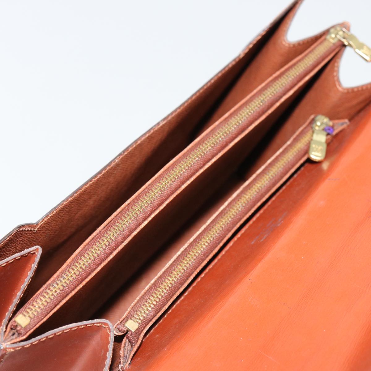 LOUIS VUITTON Epi Concorde Hand Bag Brown M52133 LV 70517