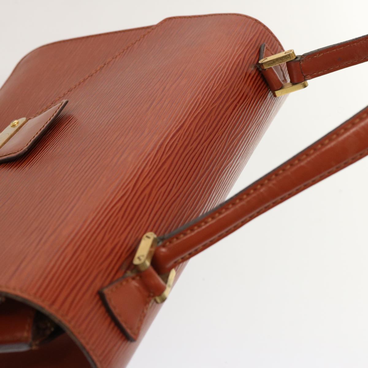 LOUIS VUITTON Epi Concorde Hand Bag Brown M52133 LV 70517