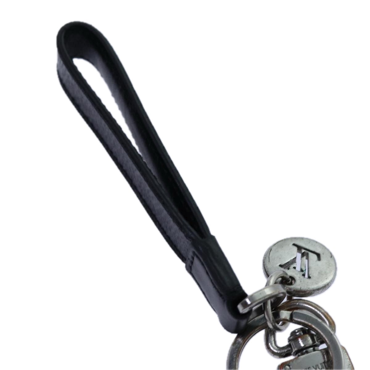 LOUIS VUITTON Monogram Eclipse Porte Cles Dragonne Key Holder M61950 70518