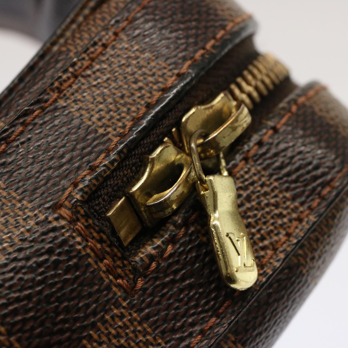 LOUIS VUITTON Damier Ebene Geronimos Shoulder Bag N51994 LV 70519