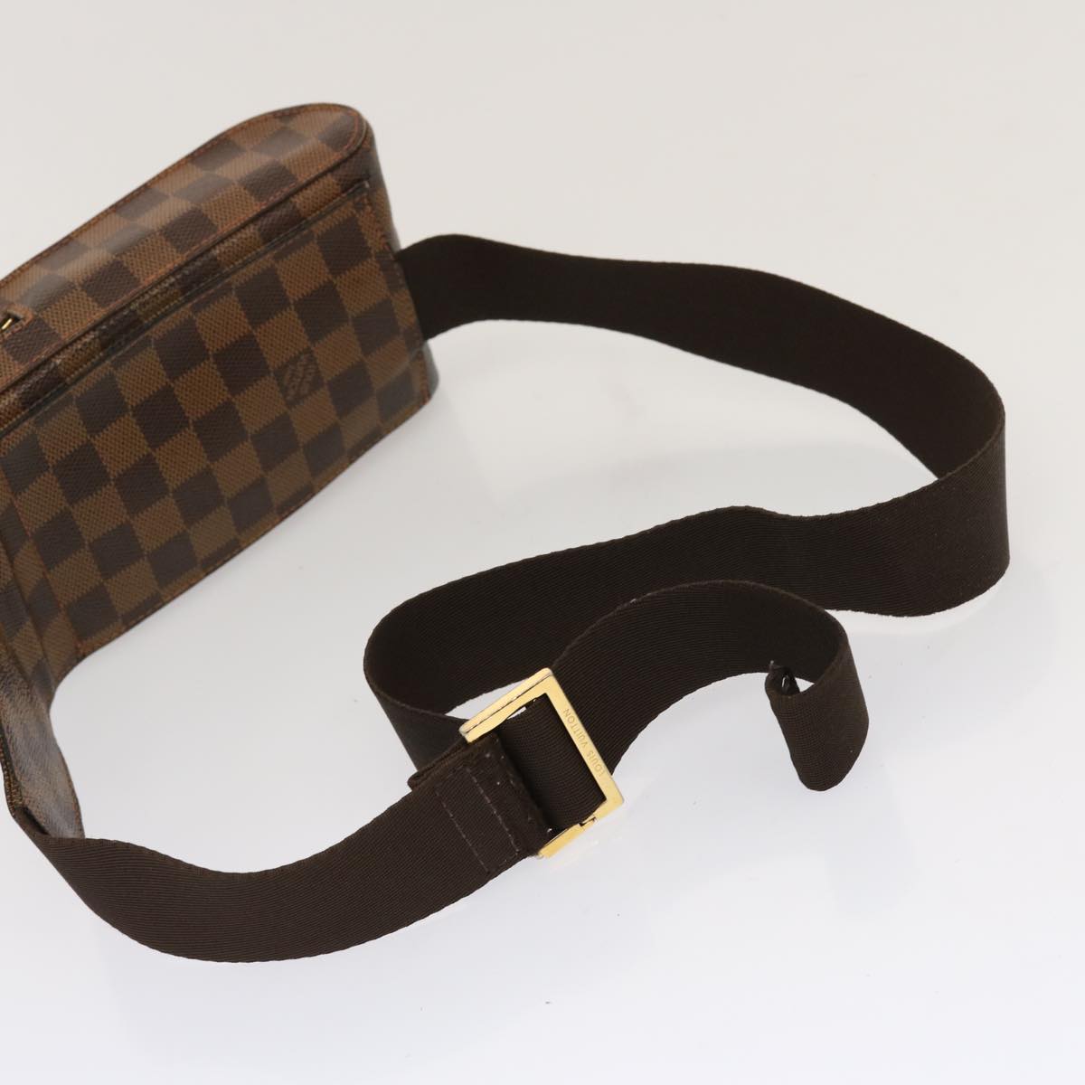 LOUIS VUITTON Damier Ebene Geronimos Shoulder Bag N51994 LV 70519