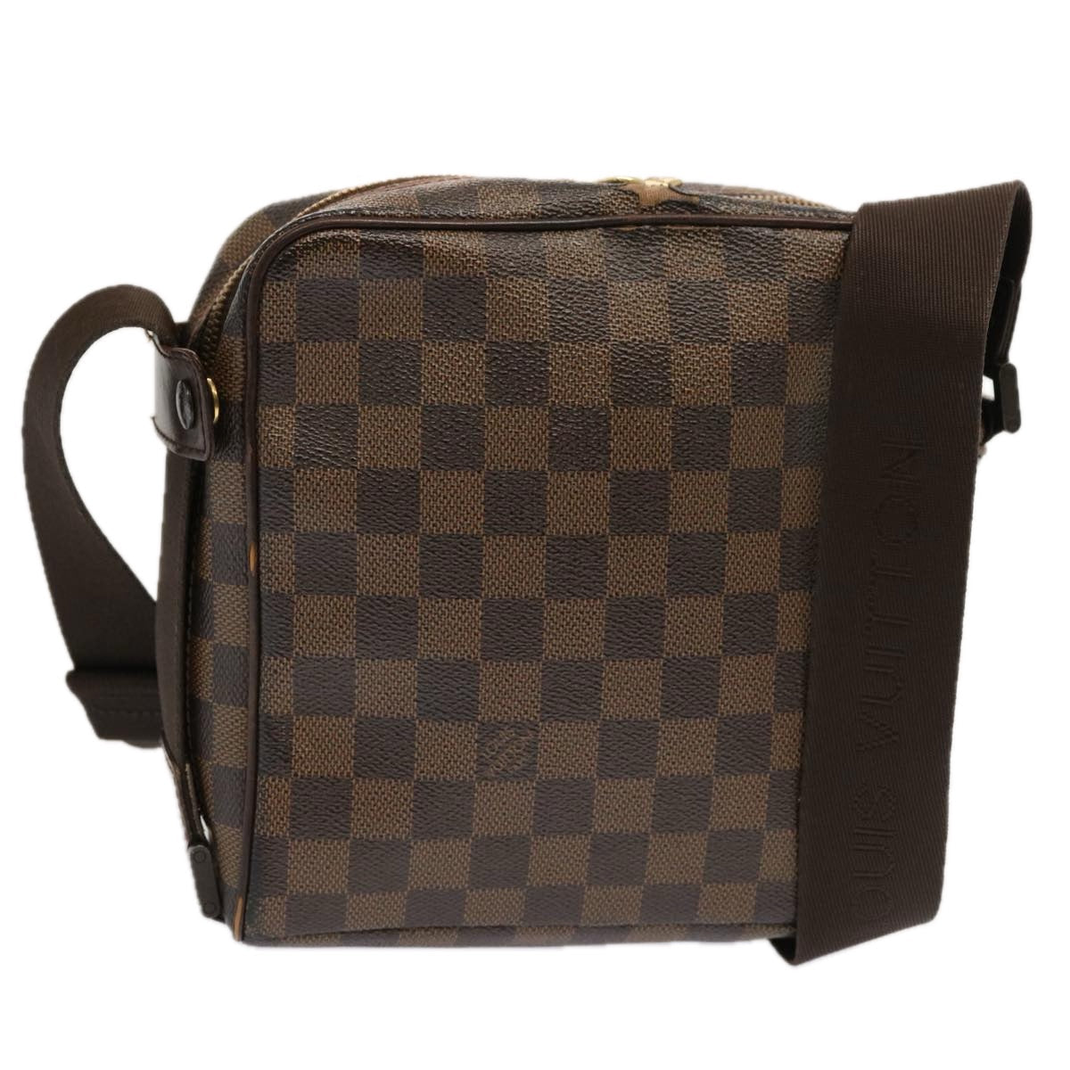 LOUIS VUITTON Damier Ebene Olaf PM Shoulder Bag N41442 LV 70521