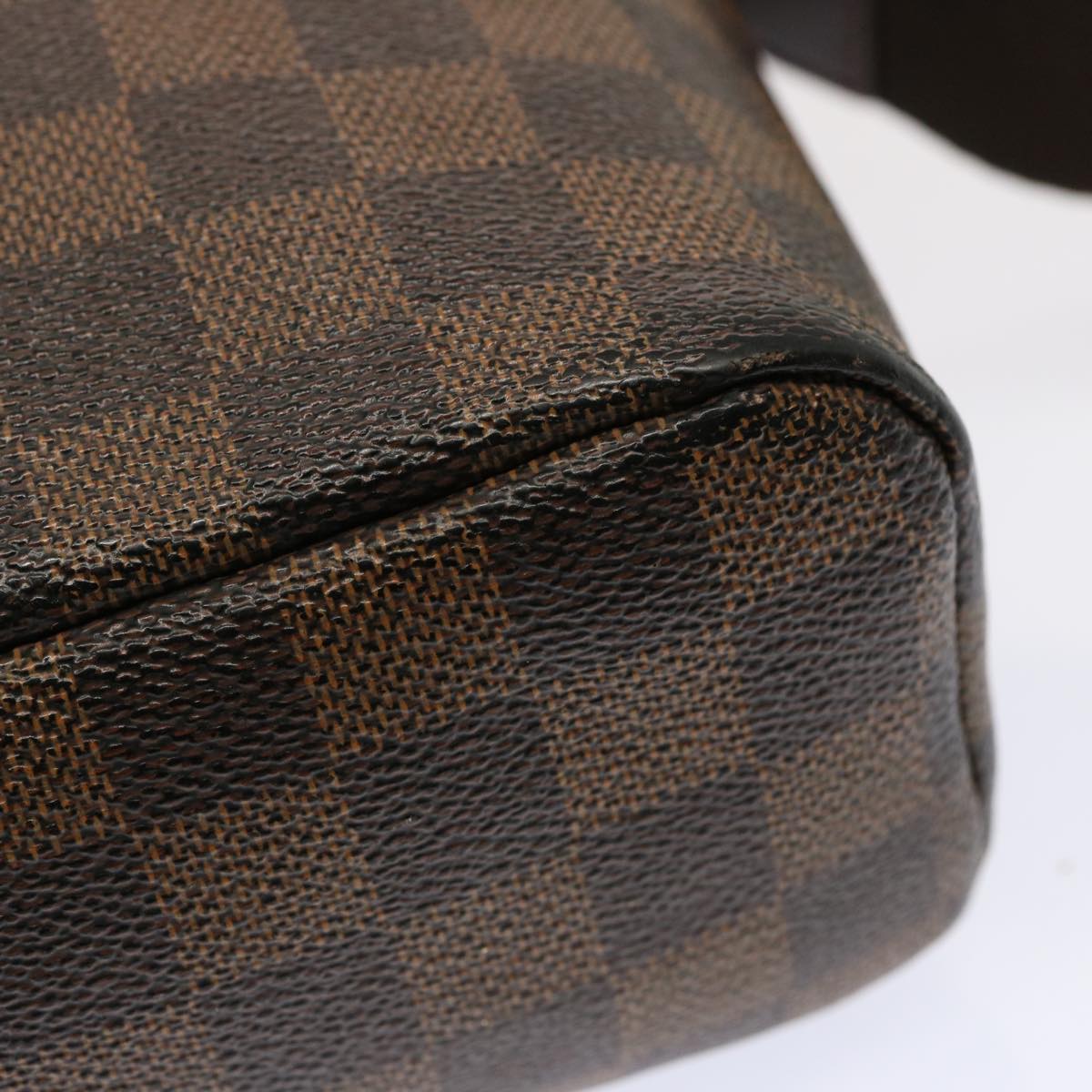 LOUIS VUITTON Damier Ebene Olaf PM Shoulder Bag N41442 LV 70521