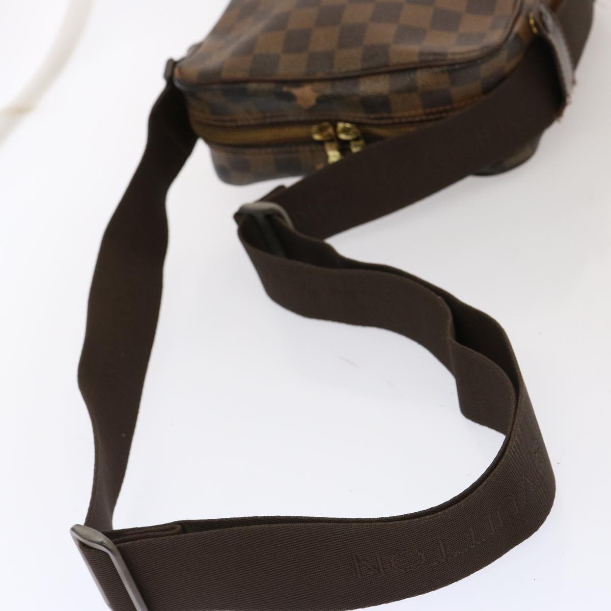 LOUIS VUITTON Damier Ebene Olaf PM Shoulder Bag N41442 LV 70521