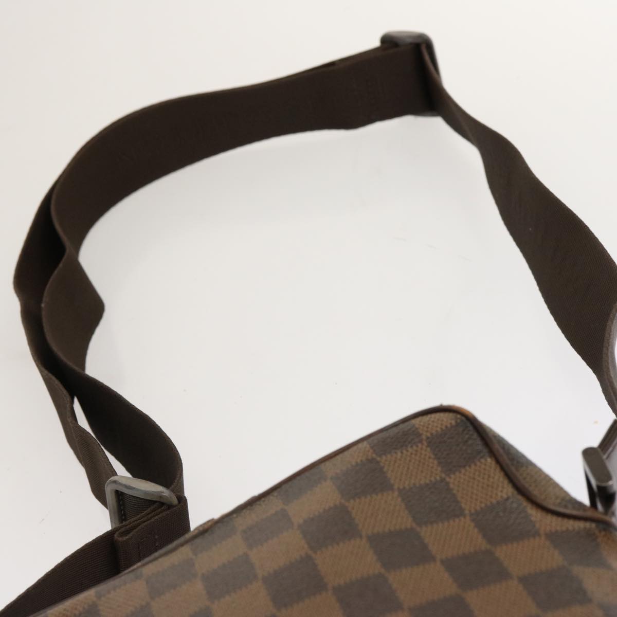 LOUIS VUITTON Damier Ebene Olaf PM Shoulder Bag N41442 LV 70521