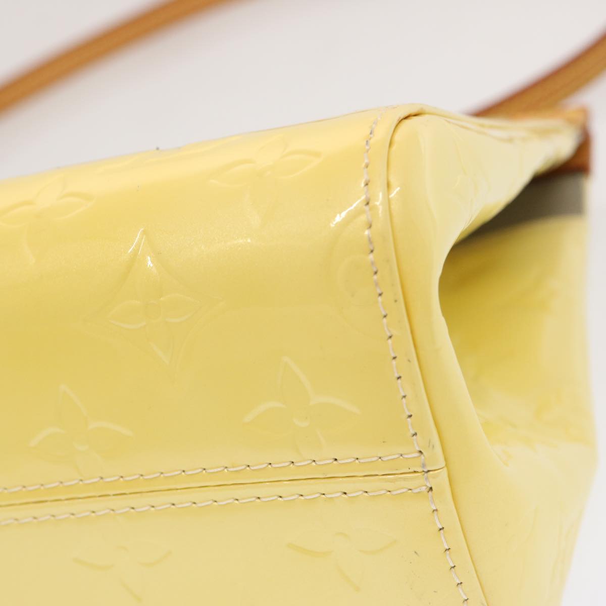 LOUIS VUITTON Monogram Vernis Roxbury Drive Hand Bag Perle M91374 LV 70529
