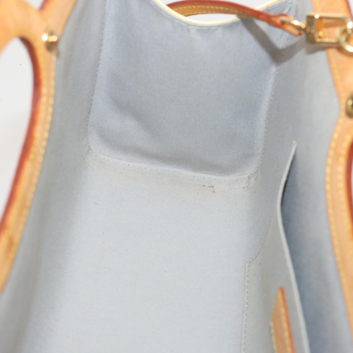 LOUIS VUITTON Monogram Vernis Roxbury Drive Hand Bag Perle M91374 LV 70529