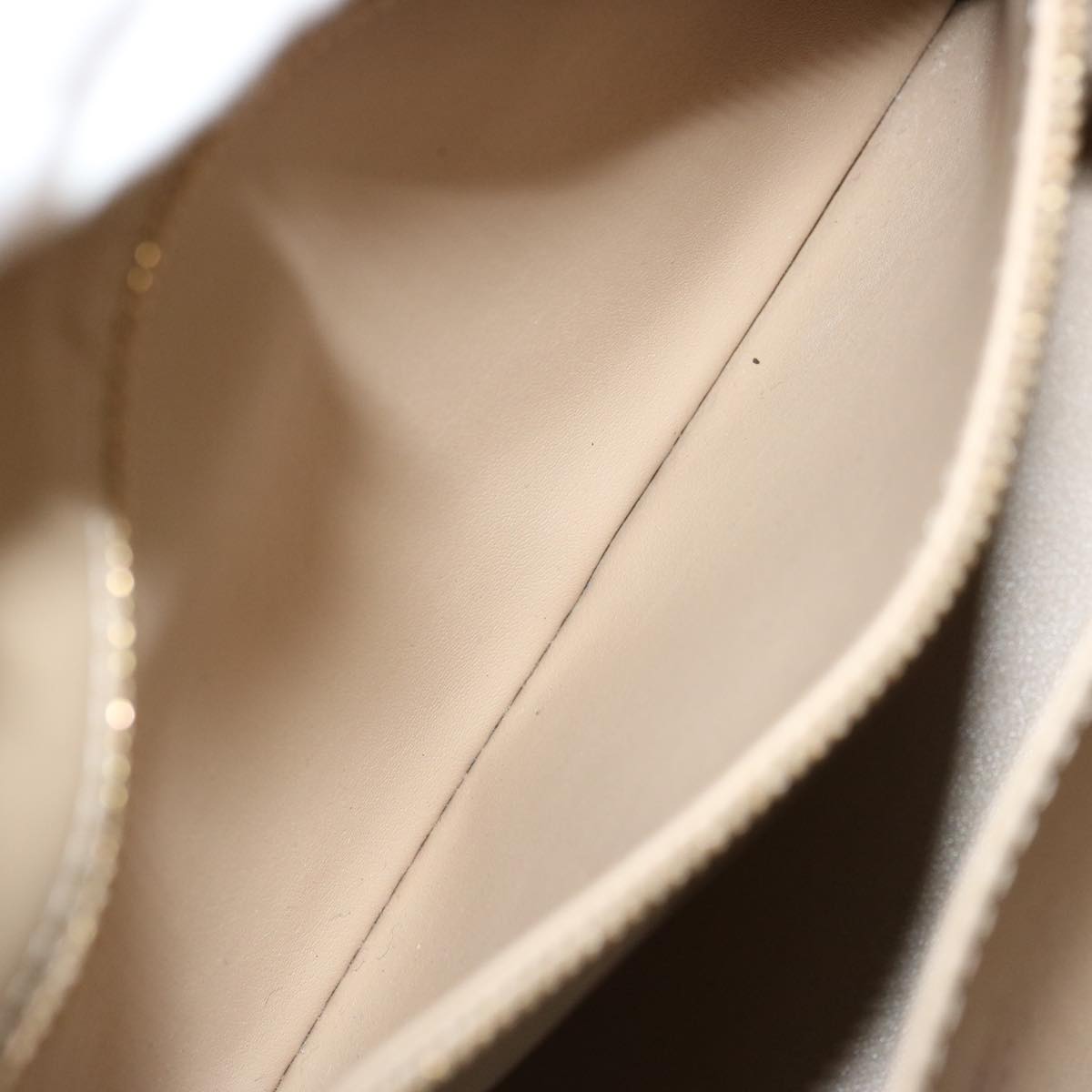 LOUIS VUITTON Monogram Vernis Houston Hand Bag Beige M91004 LV 70530