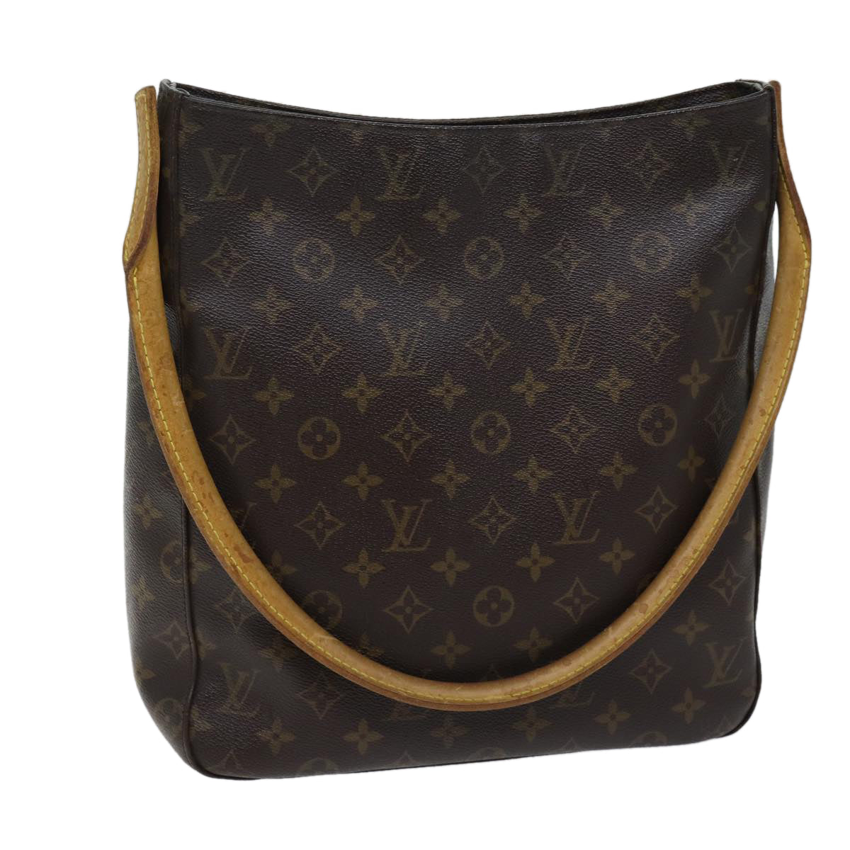 LOUIS VUITTON Monogram Looping GM Shoulder Bag M51145 LV 70534