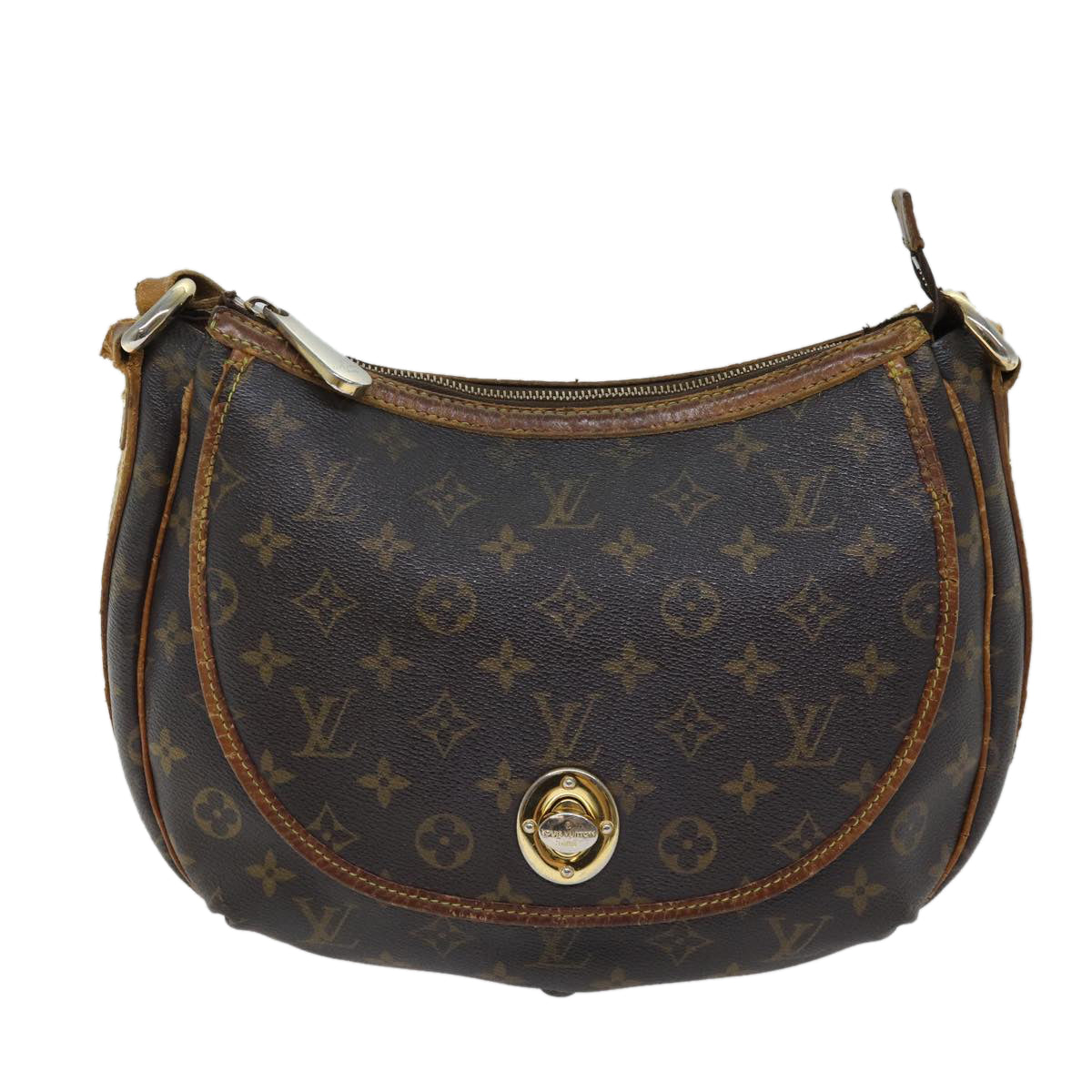 LOUIS VUITTON Monogram Tolum PM Shoulder Bag M40076 LV 70537