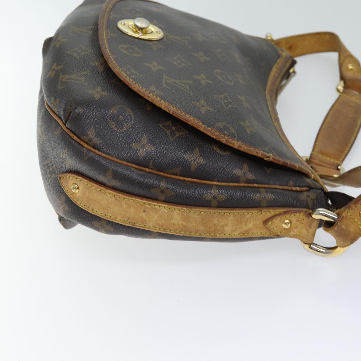 LOUIS VUITTON Monogram Tolum PM Shoulder Bag M40076 LV 70537