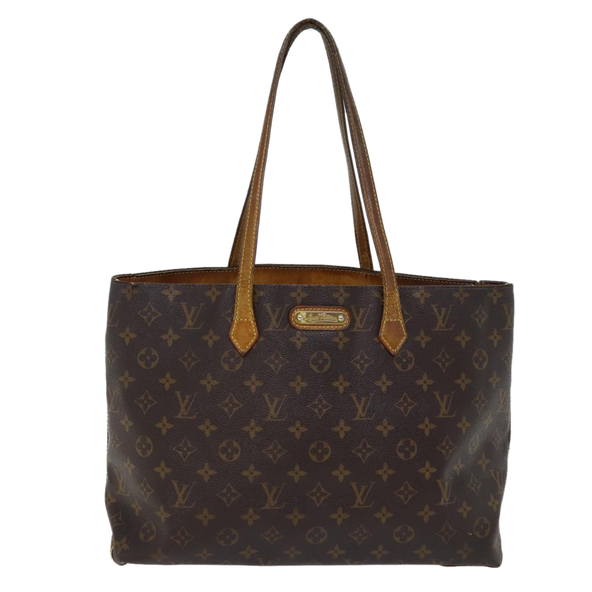 LOUIS VUITTON Monogram Wilshire MM Hand Bag M45644 LV 70540