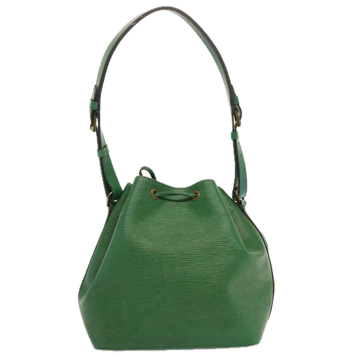 LOUIS VUITTON Epi Petit Noe Shoulder Bag Green M44104 LV 70550