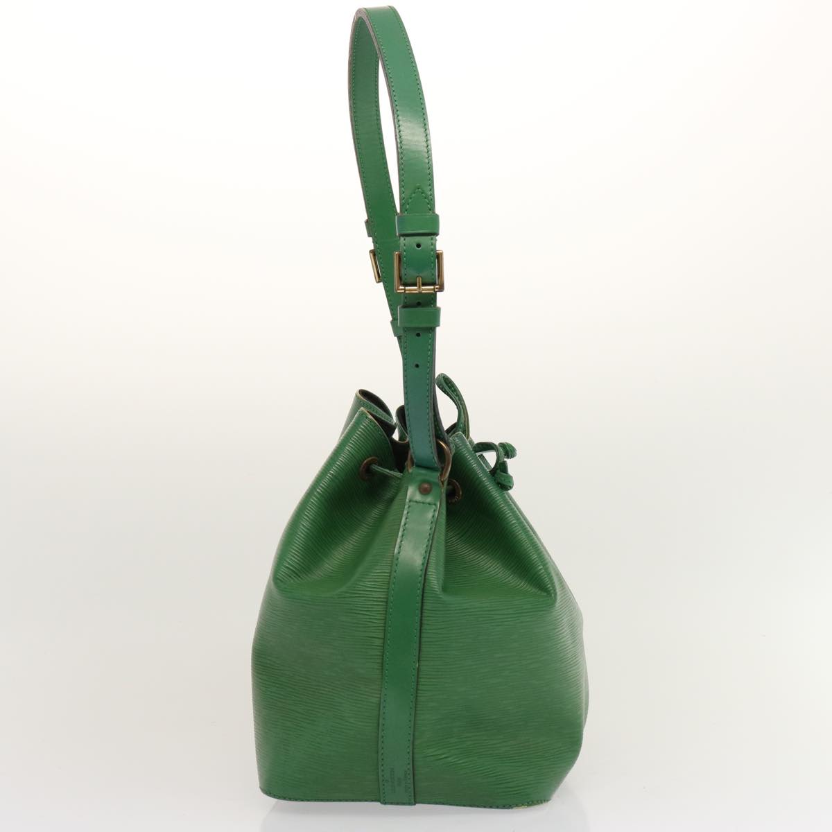 LOUIS VUITTON Epi Petit Noe Shoulder Bag Green M44104 LV 70550