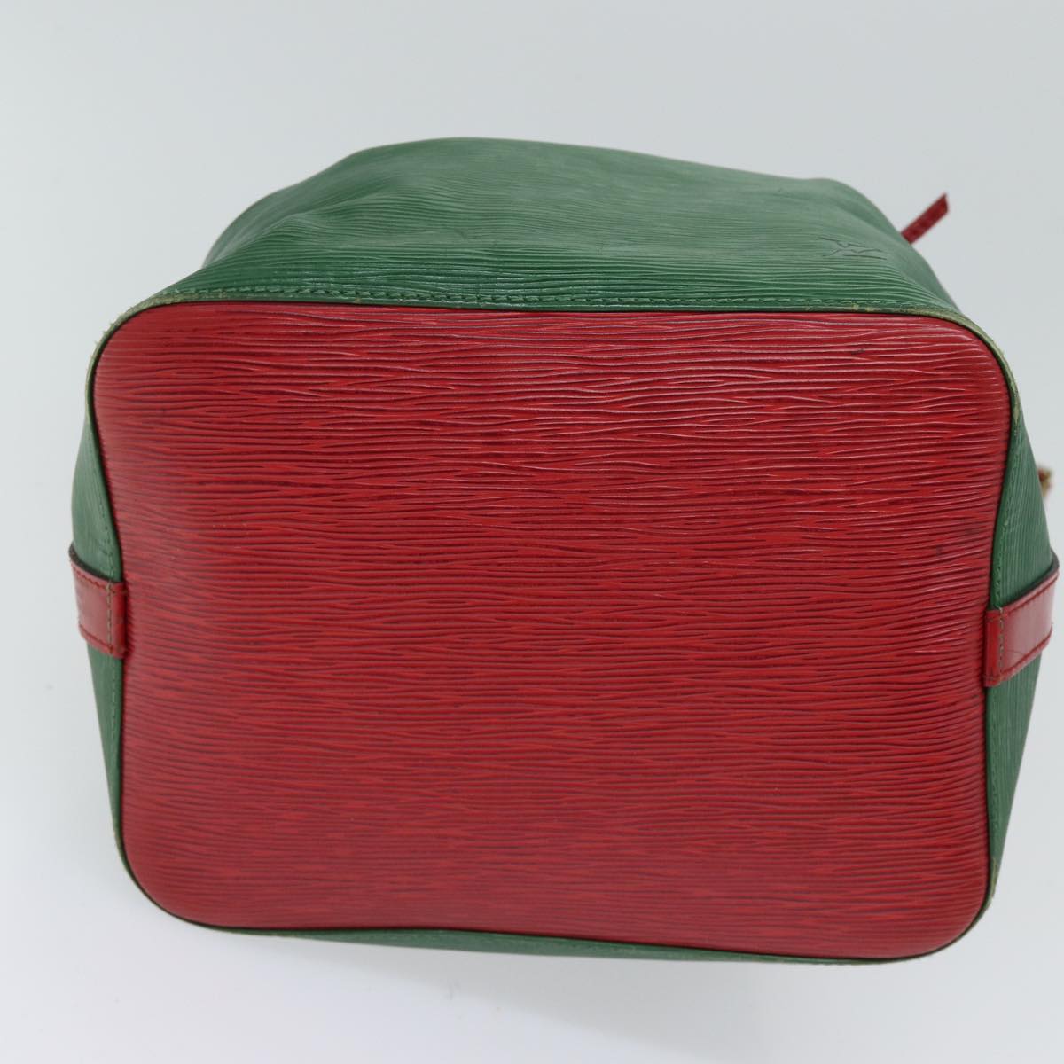 LOUIS VUITTON Epi Petit Noe Shoulder Bag Bicolor Green Red M44147 LV 70552