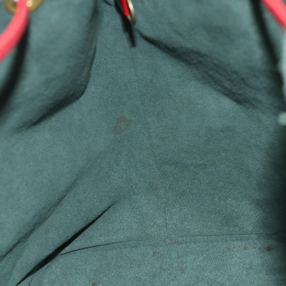 LOUIS VUITTON Epi Petit Noe Shoulder Bag Bicolor Green Red M44147 LV 70552