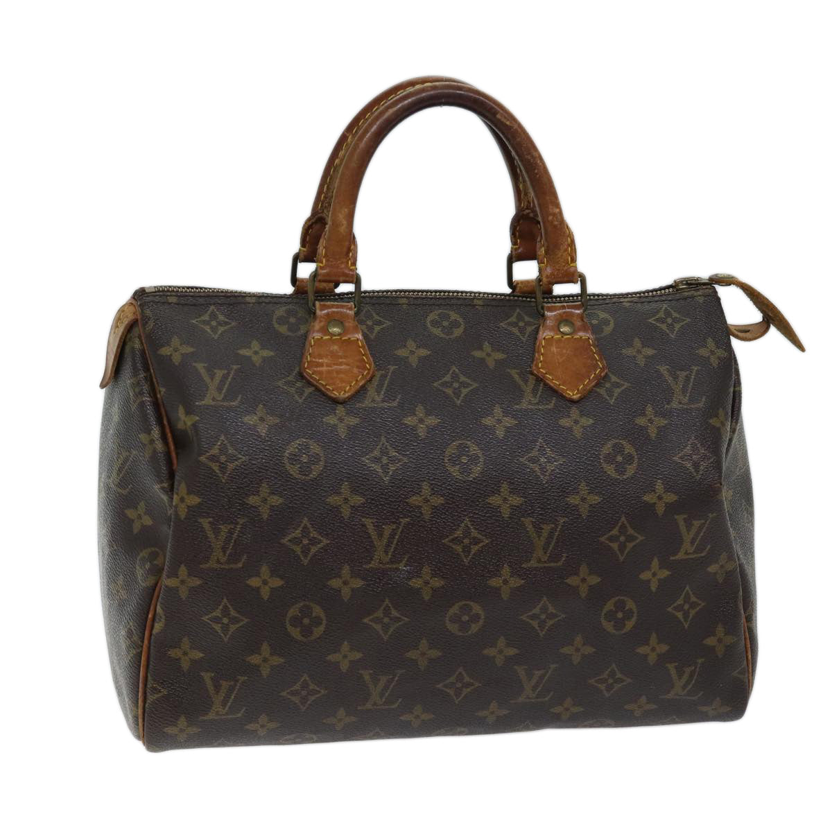 LOUIS VUITTON Monogram Speedy 30 Hand Bag M41526 LV 70556