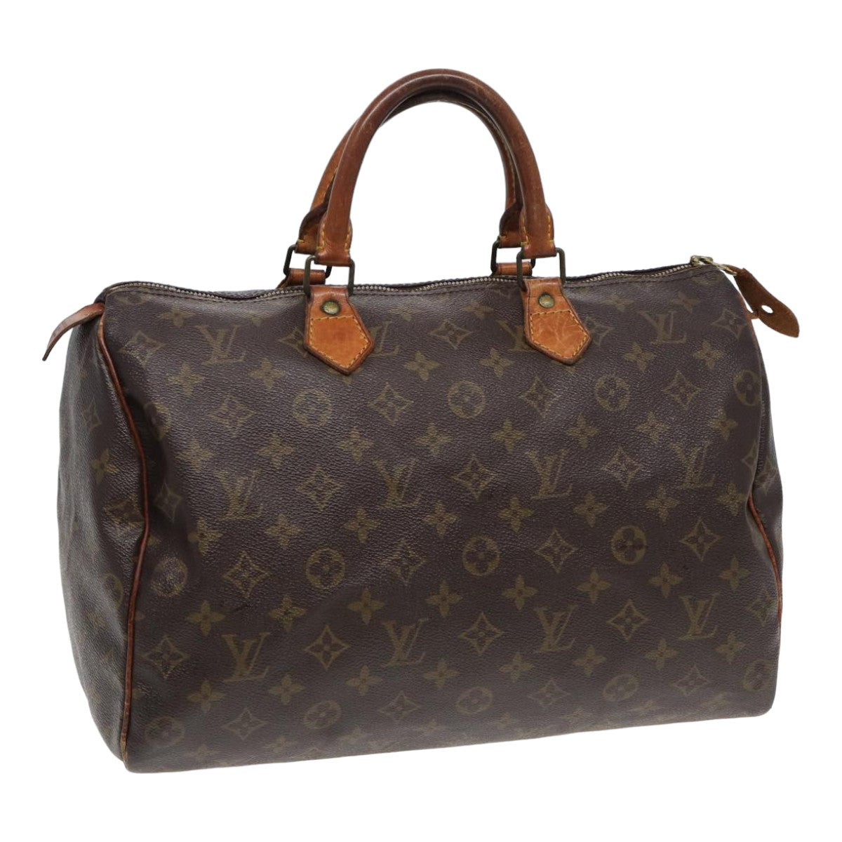 LOUIS VUITTON Monogram Speedy 35 Hand Bag M41524 LV 70559