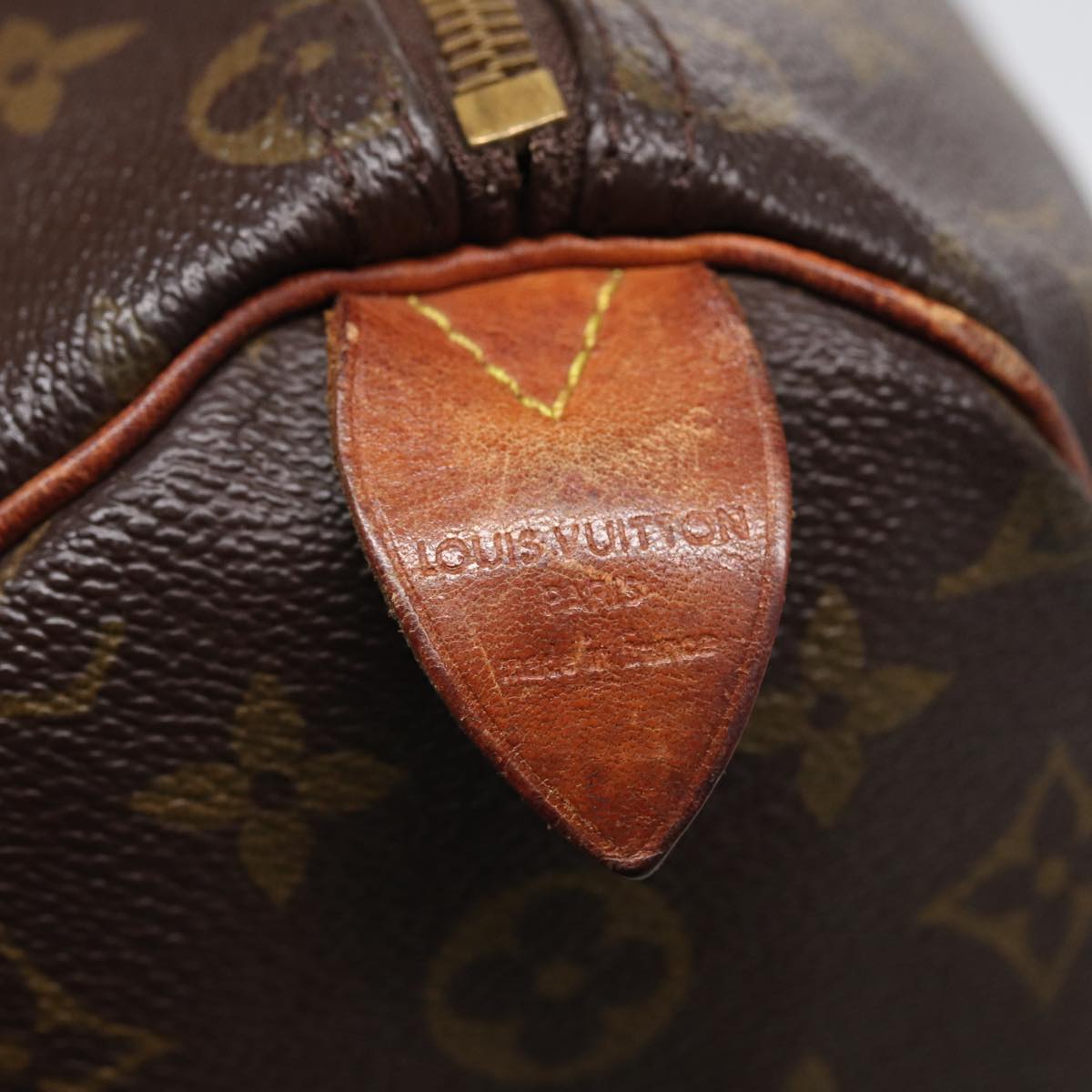LOUIS VUITTON Monogram Speedy 35 Hand Bag M41524 LV 70559