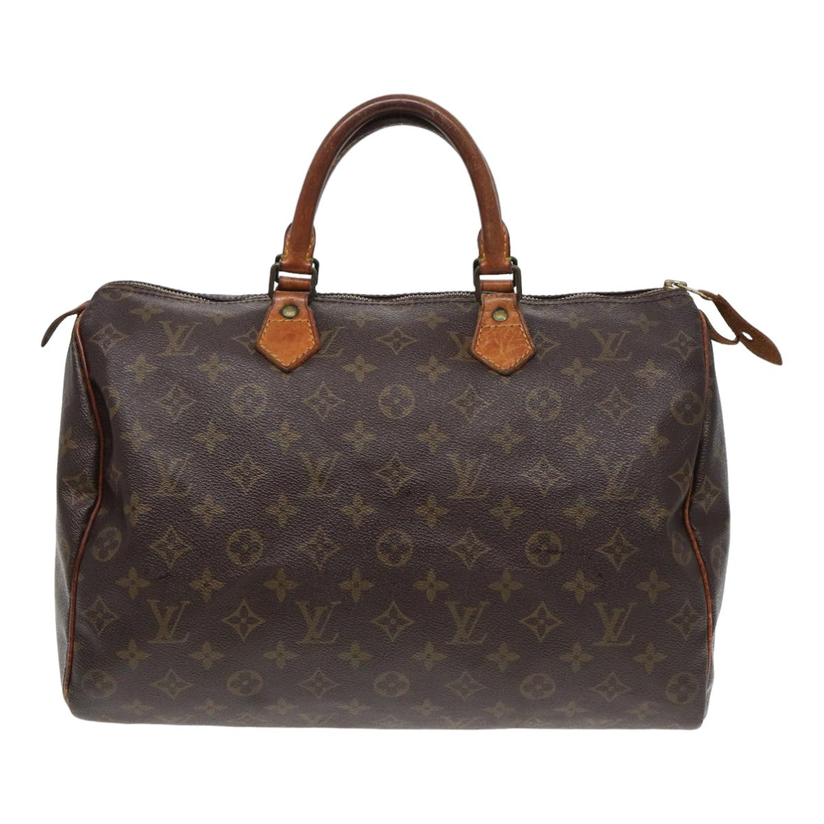 LOUIS VUITTON Monogram Speedy 35 Hand Bag M41524 LV 70559