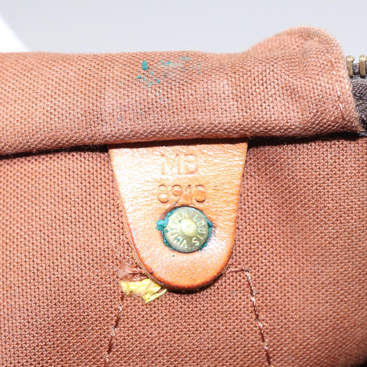 LOUIS VUITTON Monogram Speedy 35 Hand Bag M41524 LV 70559