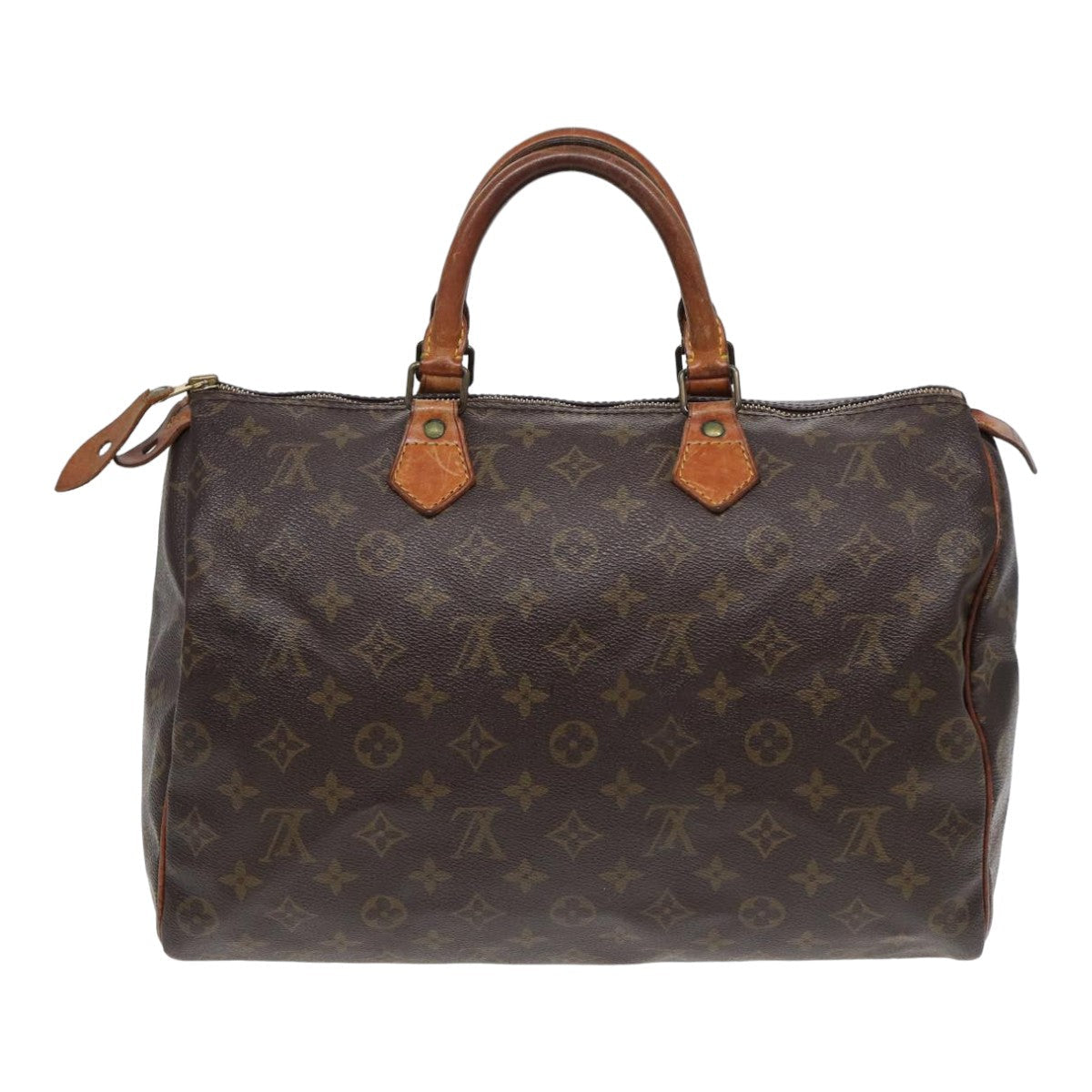 LOUIS VUITTON Monogram Speedy 35 Hand Bag M41524 LV 70559