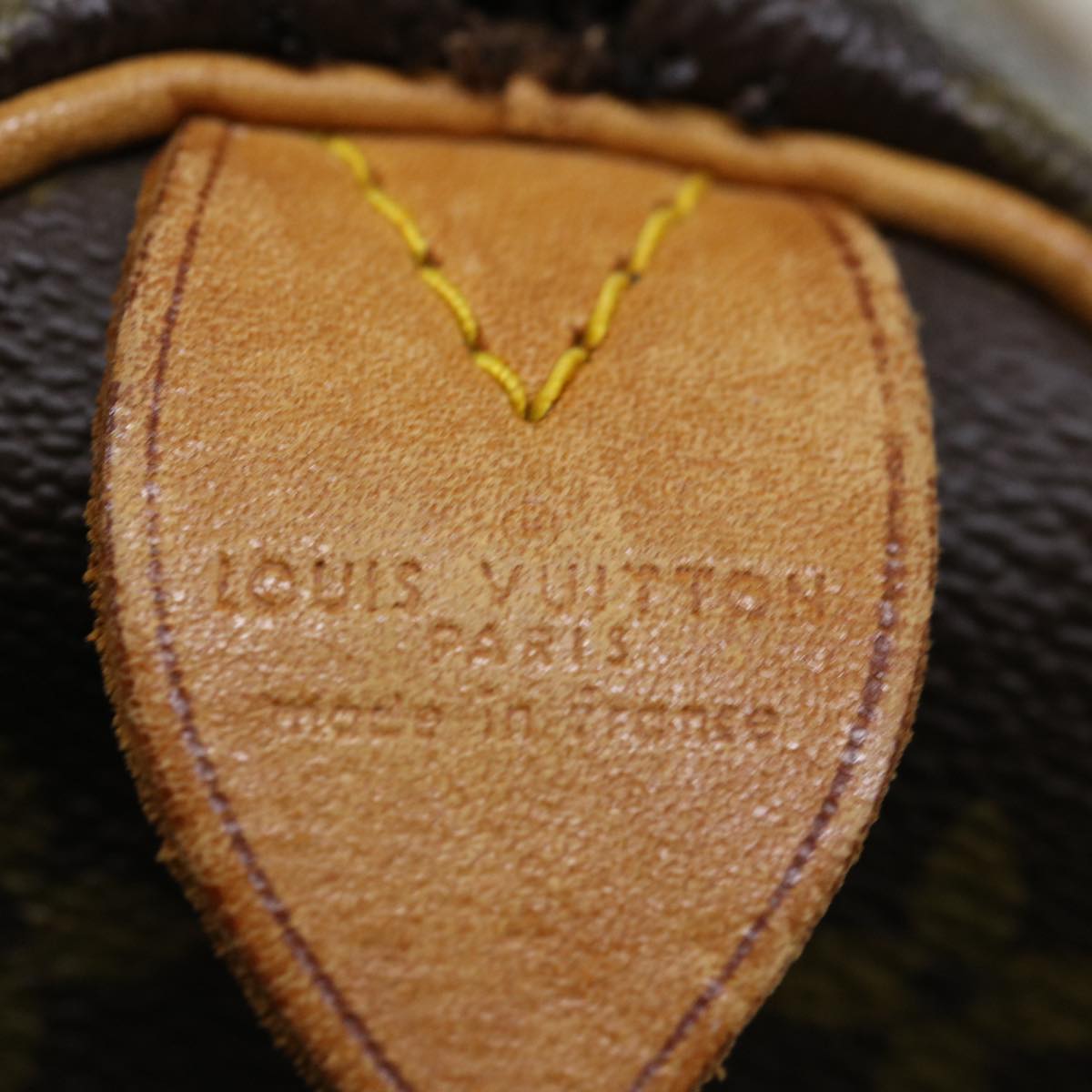 LOUIS VUITTON Monogram Speedy 35 Hand Bag M41524 LV 70560