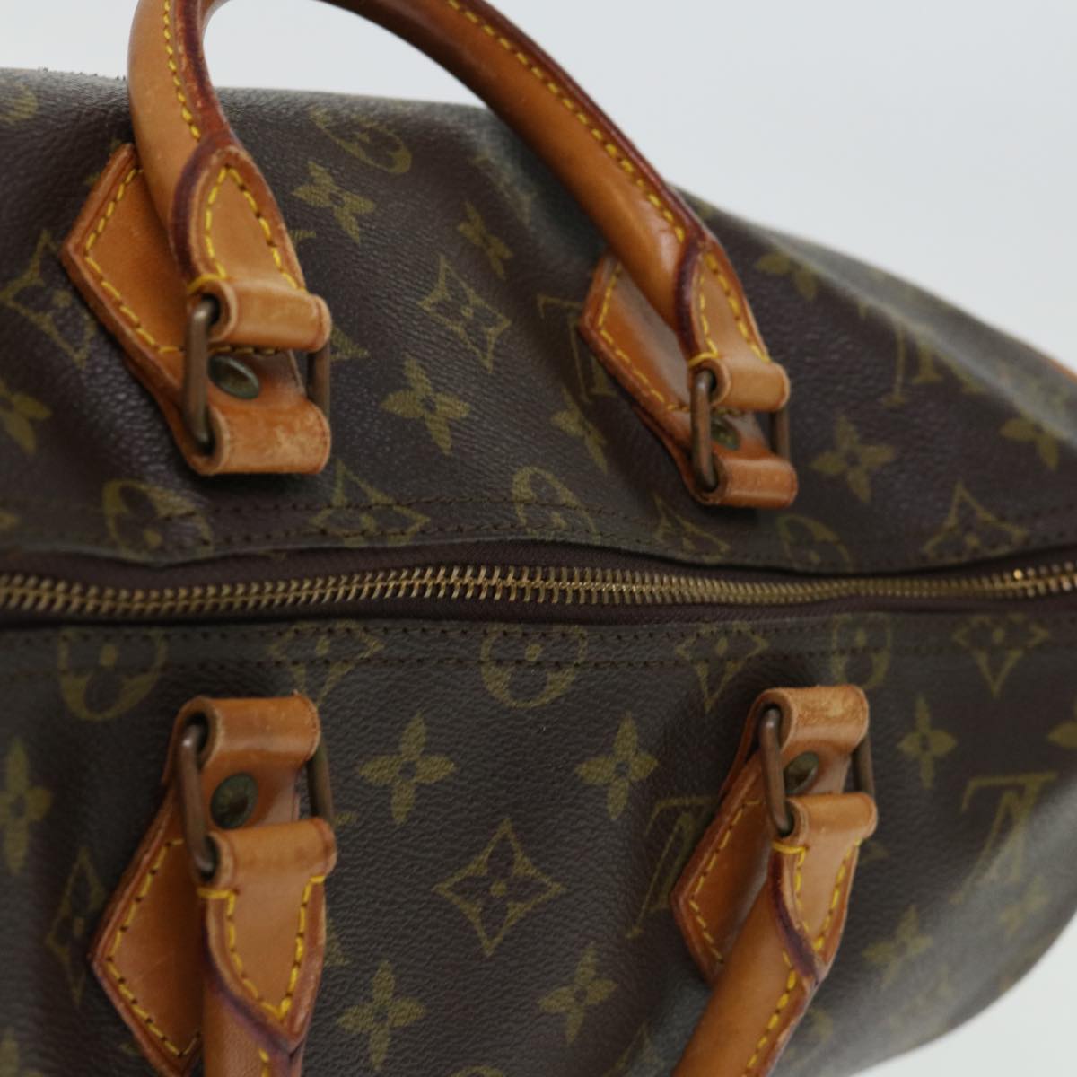 LOUIS VUITTON Monogram Speedy 35 Hand Bag M41524 LV 70560