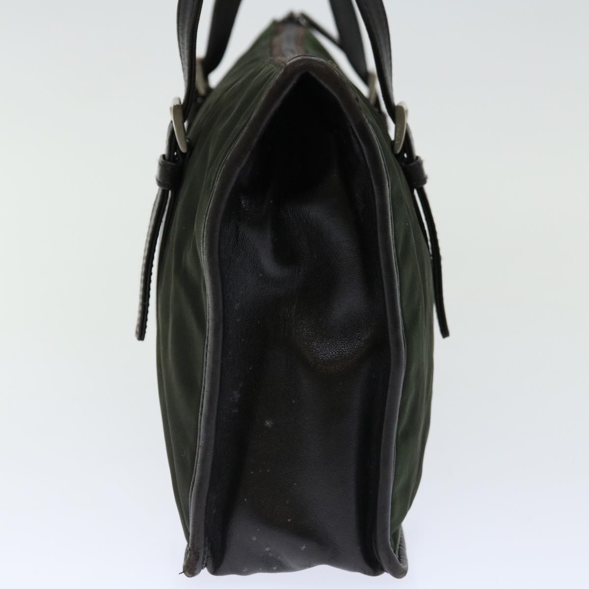 Luxury PradaShoulder Bag Nylon Khaki 70585