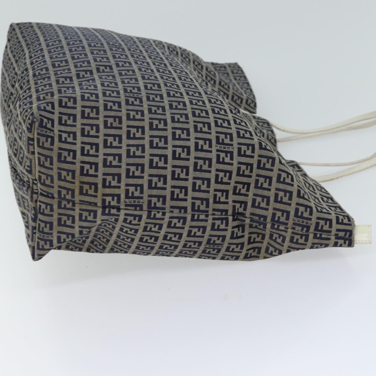 Luxury FendiZucchino Canvas Tote Bag Canvas Navy70600