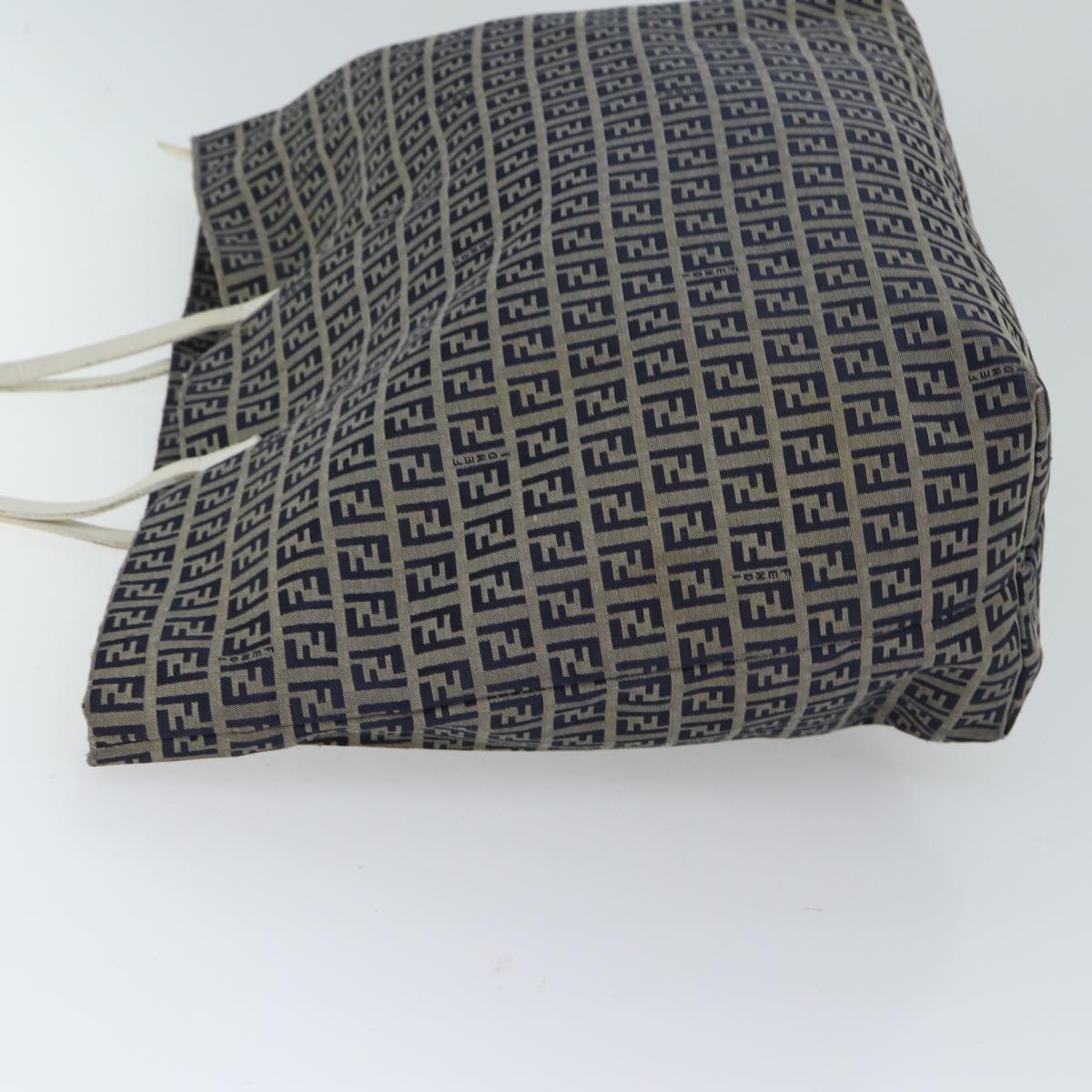 Luxury FendiZucchino Canvas Tote Bag Canvas Navy70600